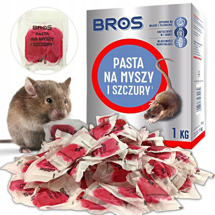 BROS Trutka pasta na myszy i szczury 1kg