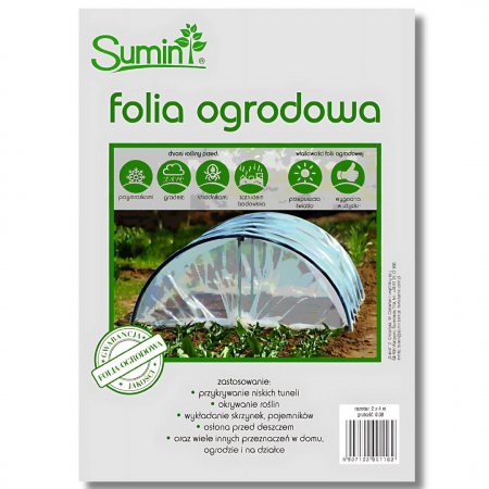 Folia ogrodowa 2 x 4 m Sumin