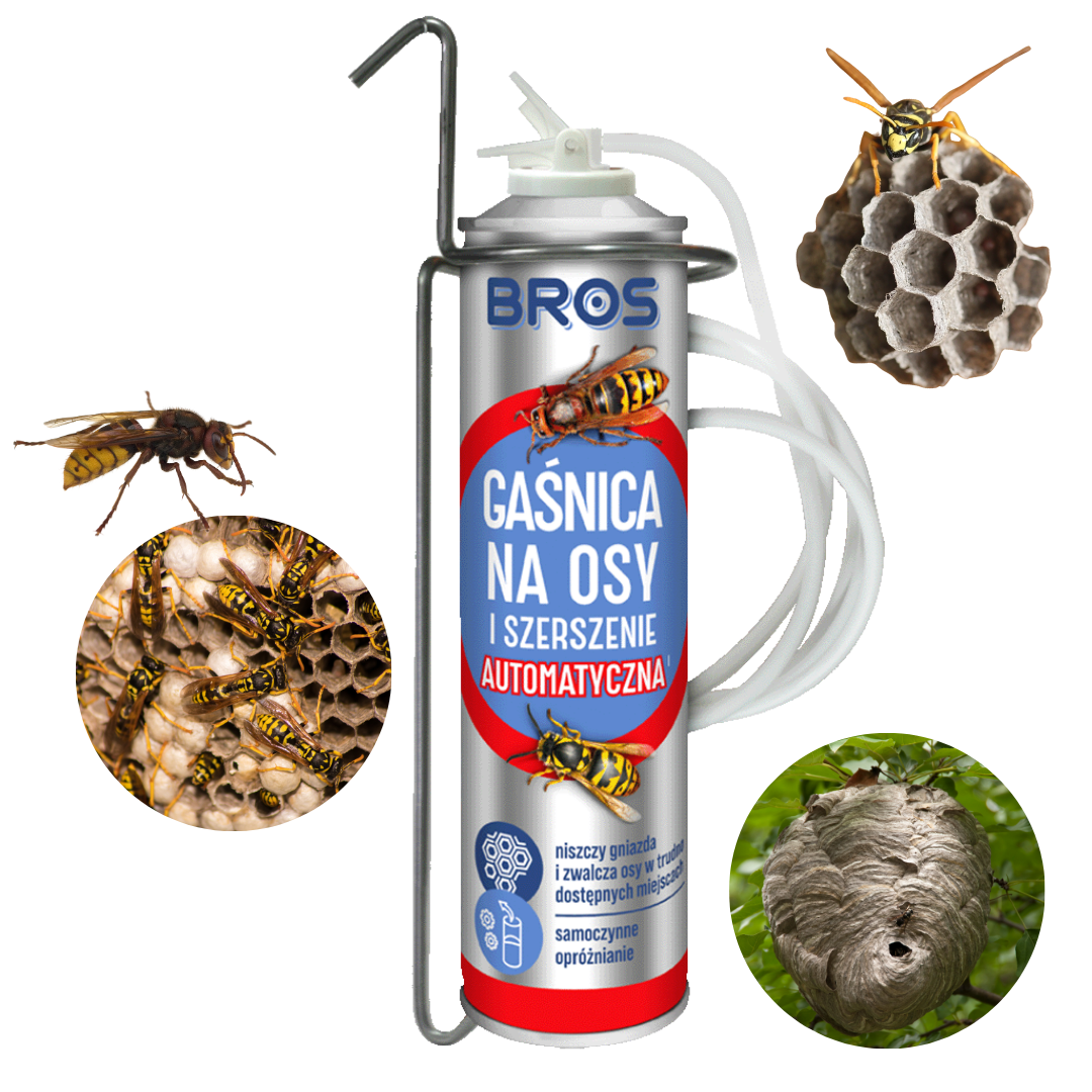 Gaśnica na osy i szerszenie automatyczna Bros 400 ml