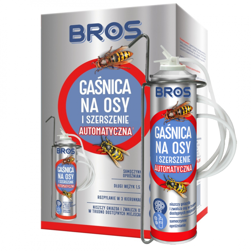Gaśnica na osy i szerszenie automatyczna Bros 400 ml