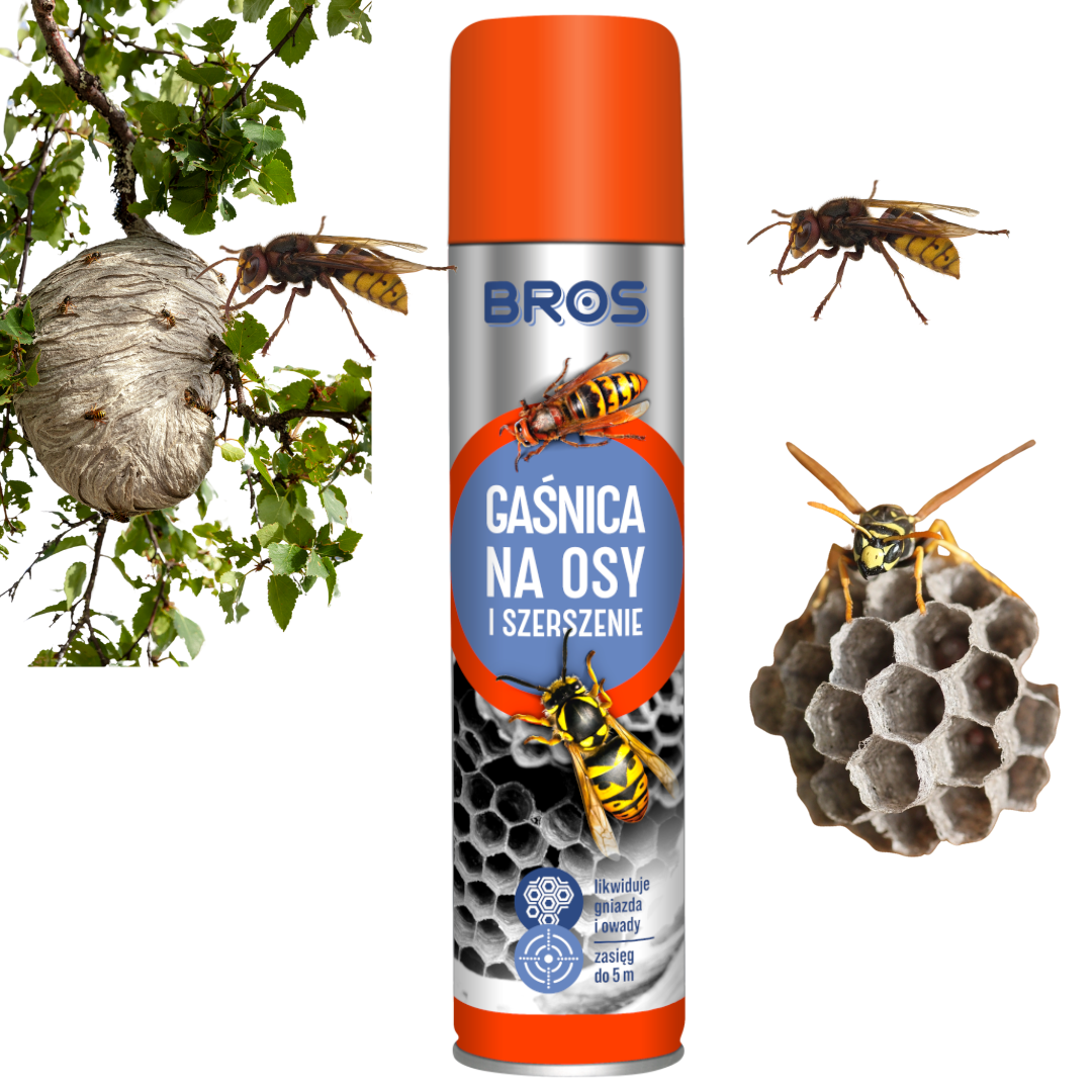 Gaśnica na osy i szerszenie Bros 600 ml