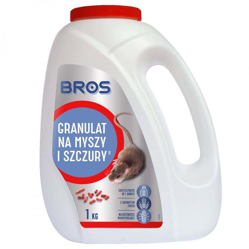 Granulat na myszy i szczury Bros 1 kg