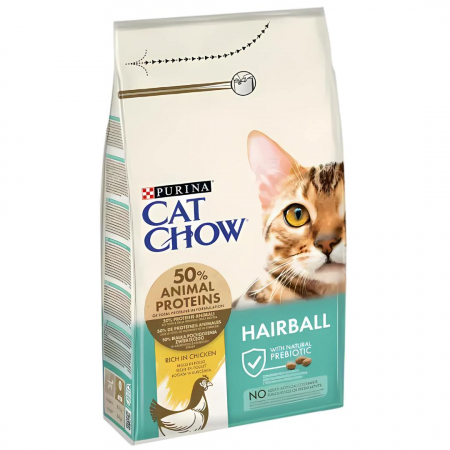 Karma dla kota Purina Cat Chow Hairball bogata w kurczaka 1,5 kg