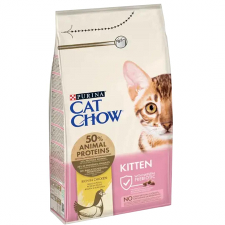 Karma dla kota Purina Cat Chow Kitten bogata w kurczaka 1,5 kg