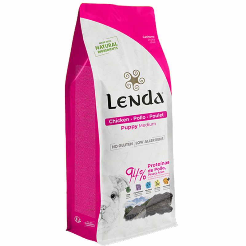 Karma dla psa Lenda Puppy MAXI z drobiem i tuńczykiem 12 kg