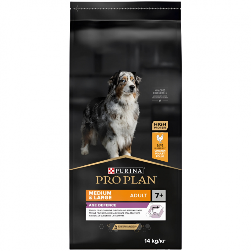 Karma dla psa Purina Pro Plan Age Defence Adult bogata w kurczaka 14 kg