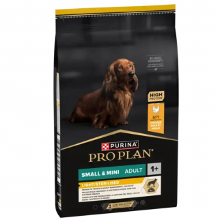 Karma dla psa Purina Pro Plan Light/Sterilised Small & Mini Adult bogata w kurczaka 7 kg