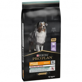 Karma dla psa Purina Pro Plan Sensitive Digestion Adult bogata w indyka 12 kg