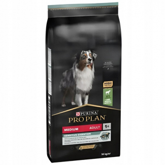 Karma dla psa Purina Pro Plan Sensitive Digestion Medium Adult  bogata w jagnięcinę 14 kg