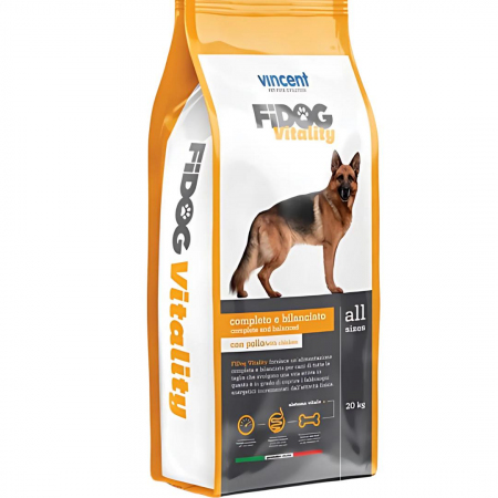Karma dla psa Vincent Fidog Vitality z kurczakiem 20 kg