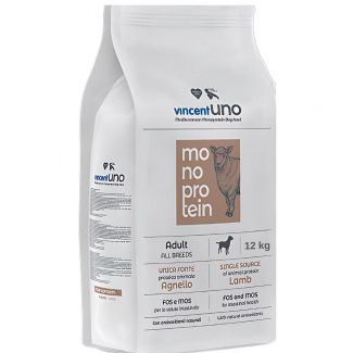 Karma dla psa Vincent UNO monobiałkowa jagnięcina 12 kg