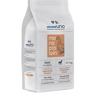 Karma dla psa Vincent UNO monobiałkowa kaczka 12 kg