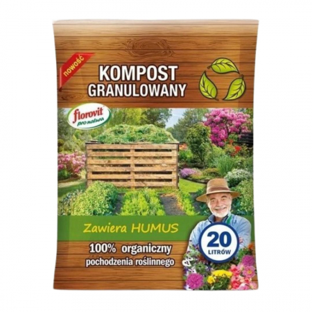 Kompost granulowany Florovit Pro Natura 20 l