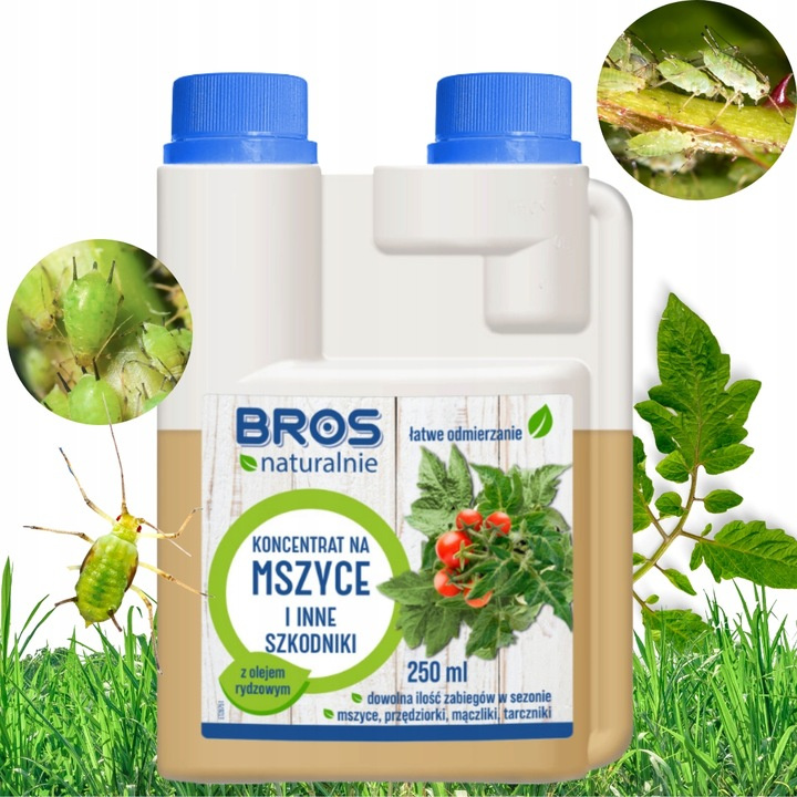 Koncentrat na mszyce i inne szkodniki Bros Naturalnie 250 ml