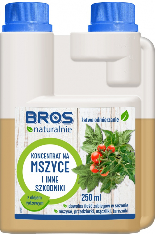 Koncentrat na mszyce i inne szkodniki Bros Naturalnie 250 ml