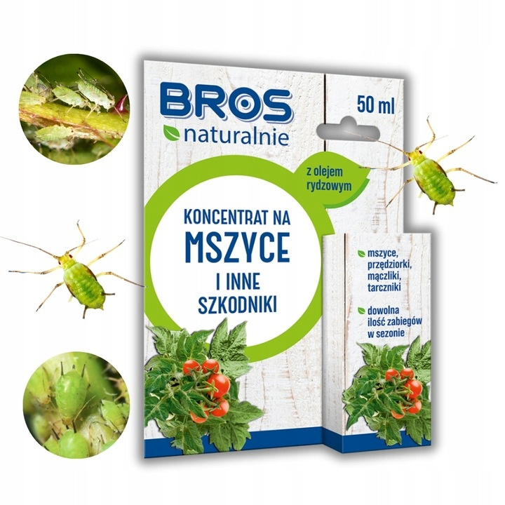 Koncentrat na mszyce i inne szkodniki Bros Naturalnie 50 ml