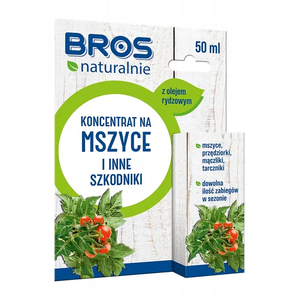 Koncentrat na mszyce i inne szkodniki Bros Naturalnie 50 ml