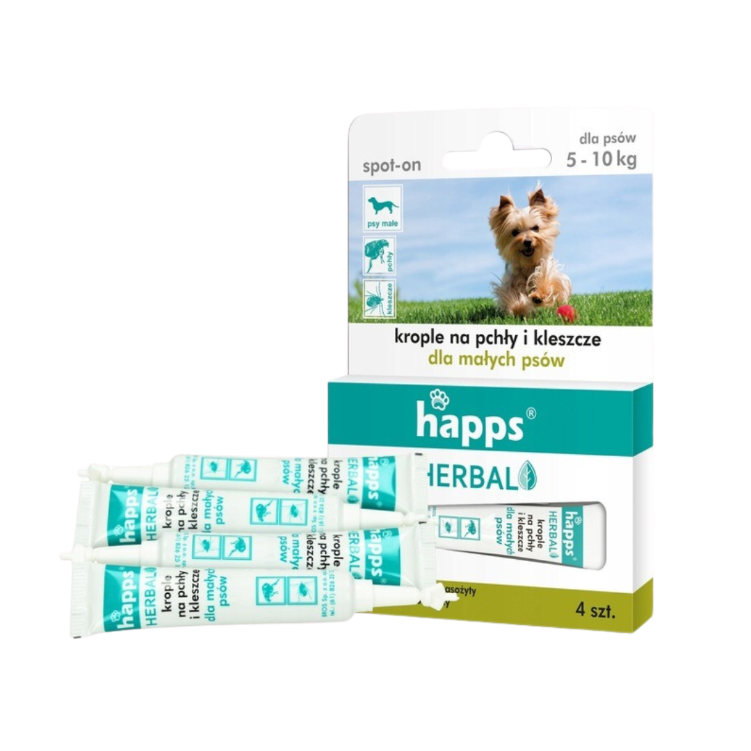 Krople na pchły i kleszcze dla psów - Środek dla małych psów 5-10 kg