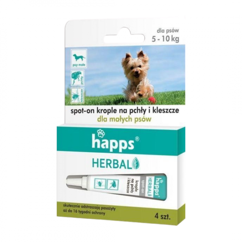 Krople na pchły i kleszcze dla psów - Środek dla małych psów 5-10 kg