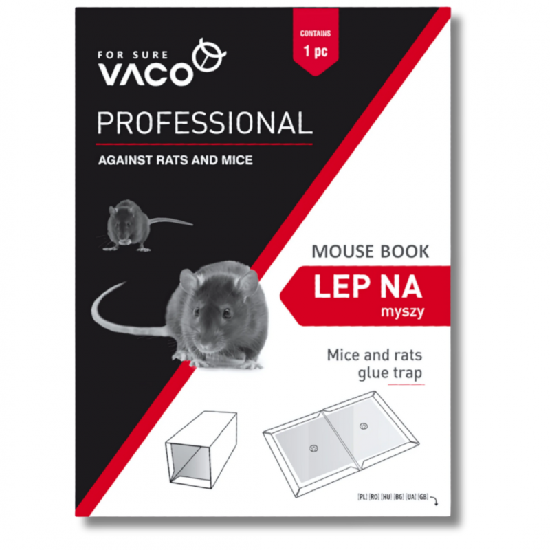 Lep na myszy i szczury MouseBook Vaco Professional