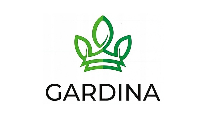 Leżak ogrodowy Gardina Alicante czarny z daszkiem