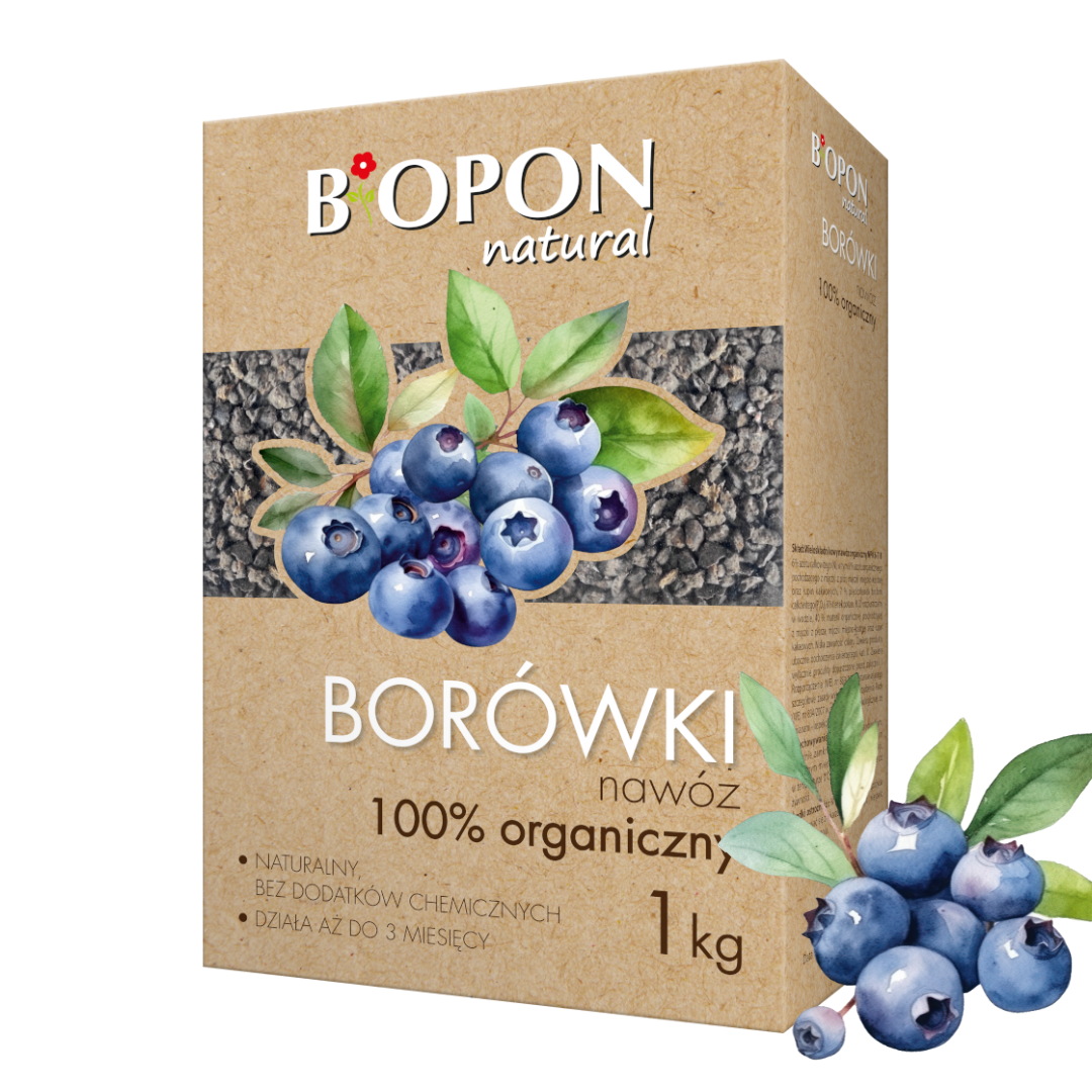 Nawóz do borówek Bopon natural 100% organiczny 1 kg
