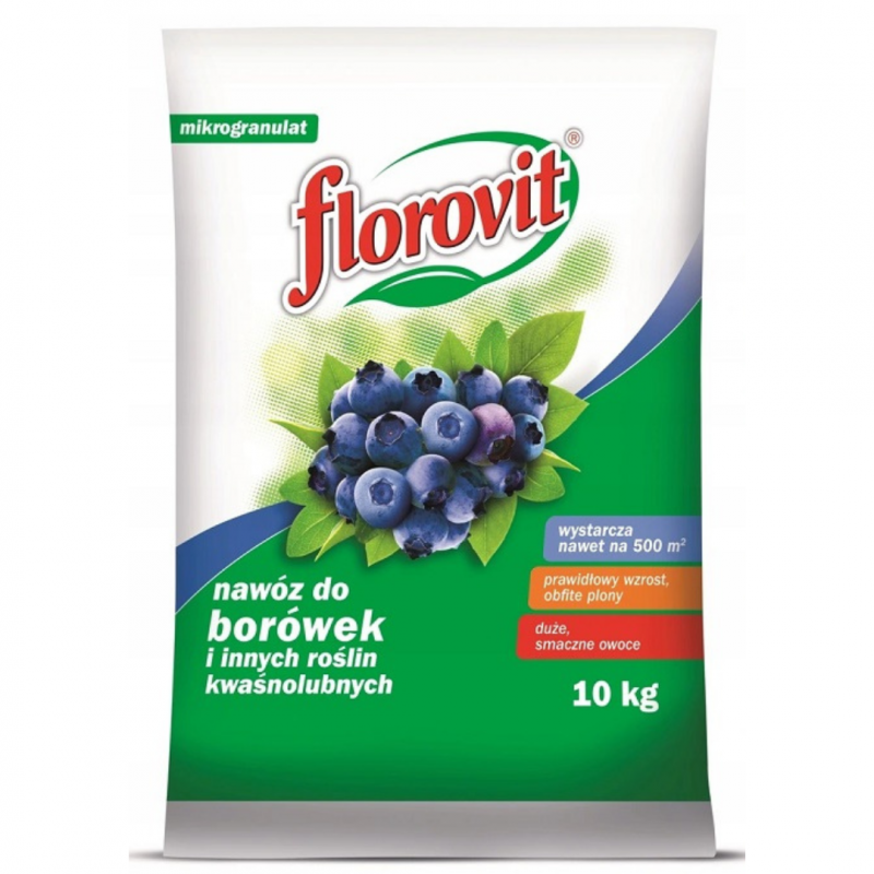 Nawóz do borówek i innych roślin kwaśnolubnych Florovit 10 kg
