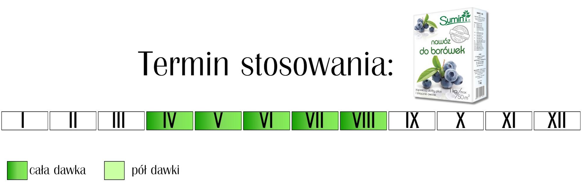 Nawóz do borówek Sumin 1 kg