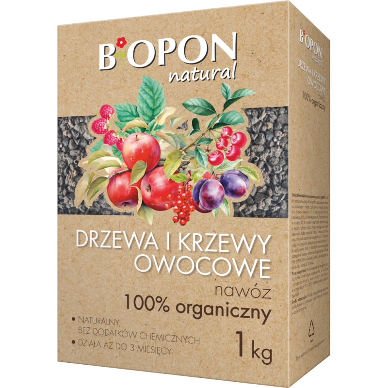 Nawóz do drzew i krzewów owocowych Bopon natural 100% organiczny 1 kg