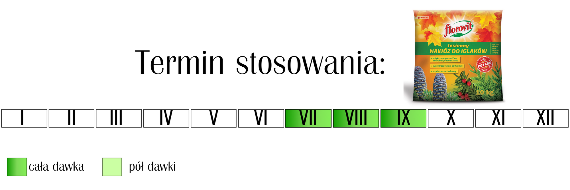 Nawóz do iglaków jesienny Florovit 10 kg worek