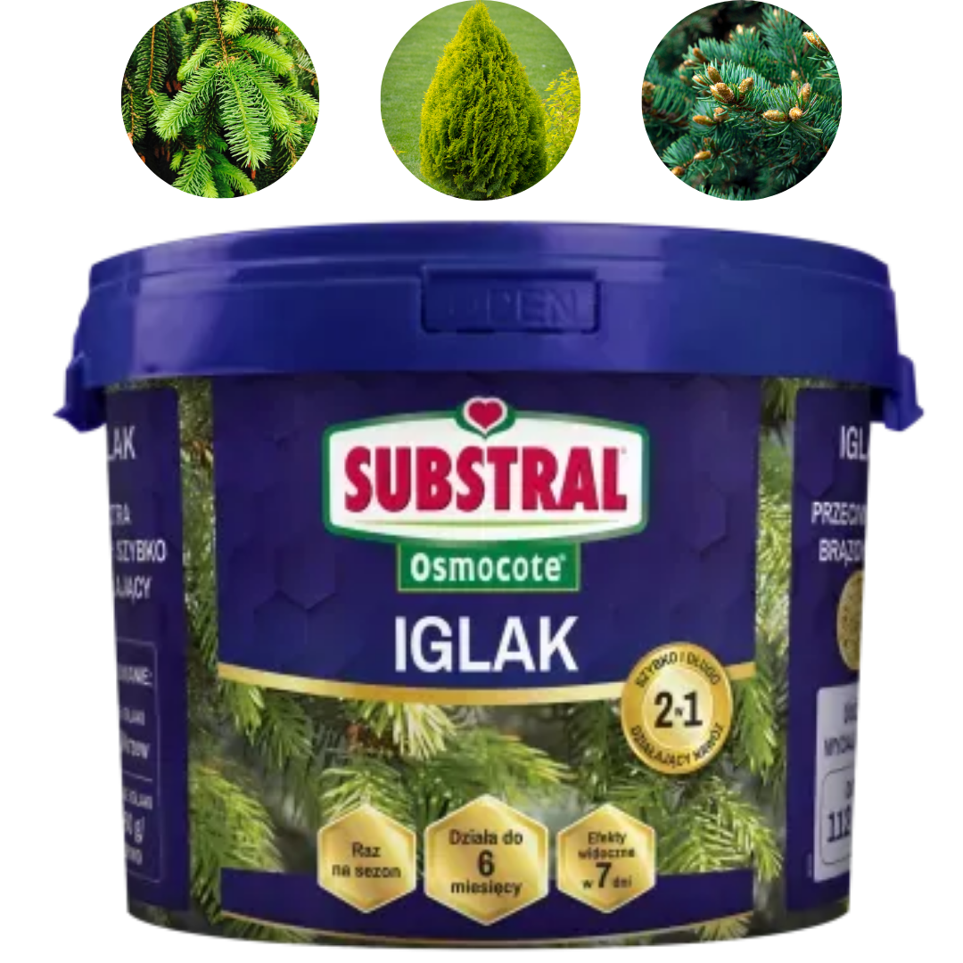 Nawóz do iglaków Substral Osmocote 2w1 Iglak 10 kg