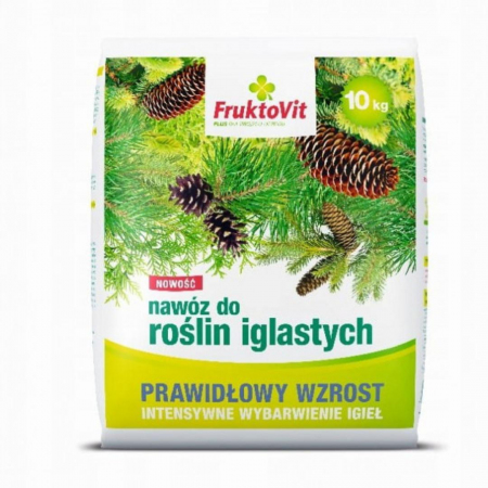Nawóz do roślin iglastych FruktoVit Plus 10 kg
