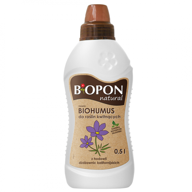 Nawóz do roślin kwitnących Biopon natural Biohumus 1 l