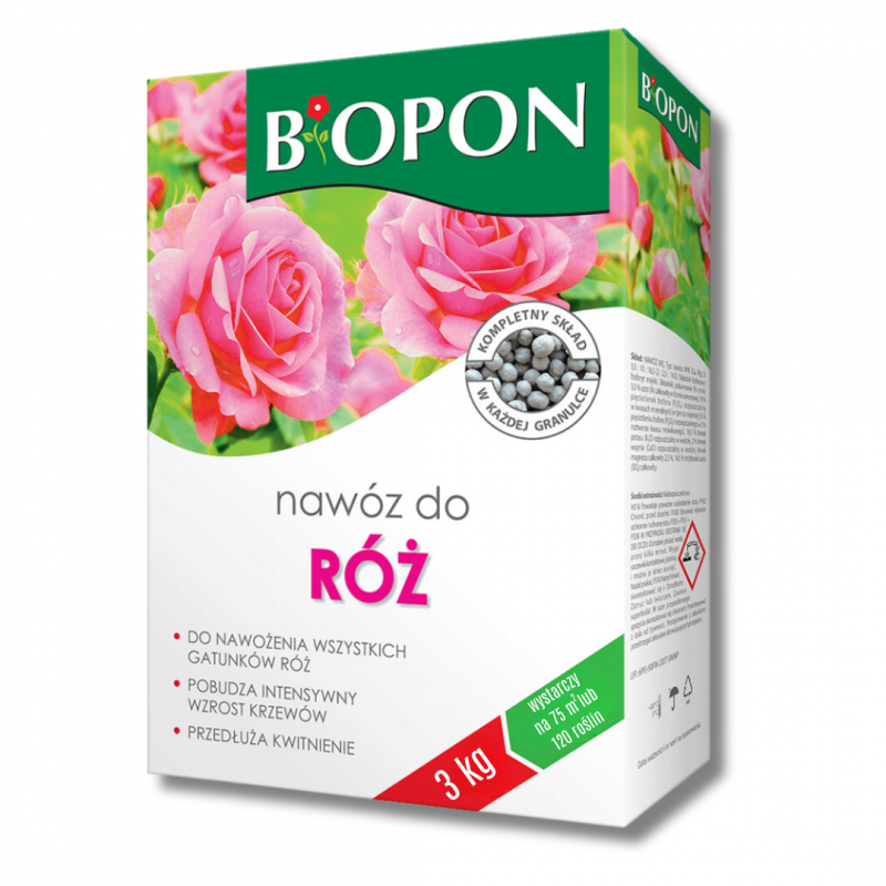 Nawóz do róż Biopon 3 kg