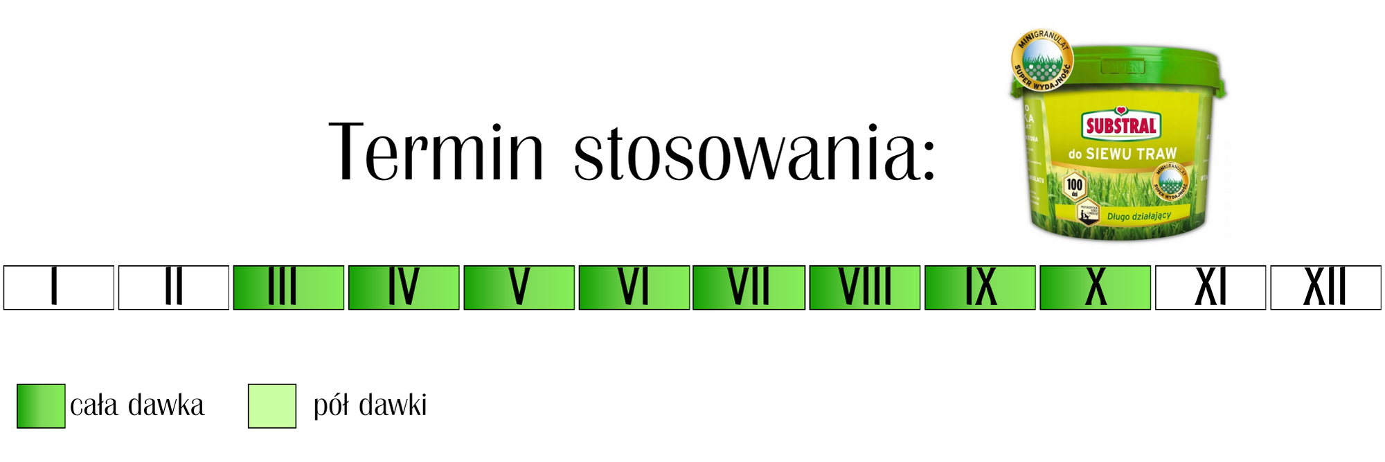 Nawóz do siewu traw Substral 100 dni 5 kg