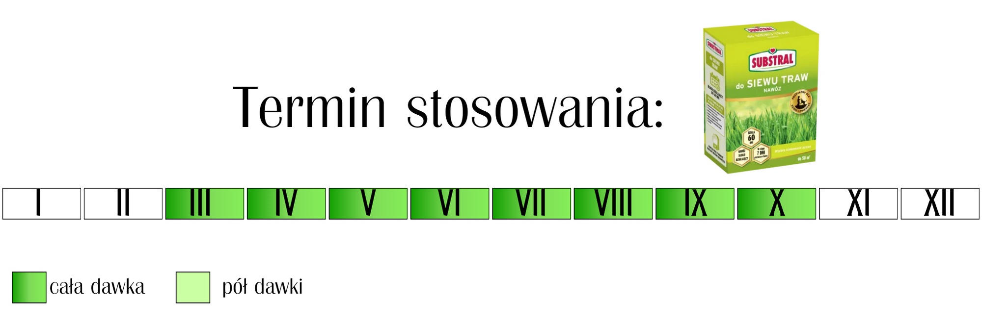 Nawóz do siewu traw Substral 60 dni 1 kg