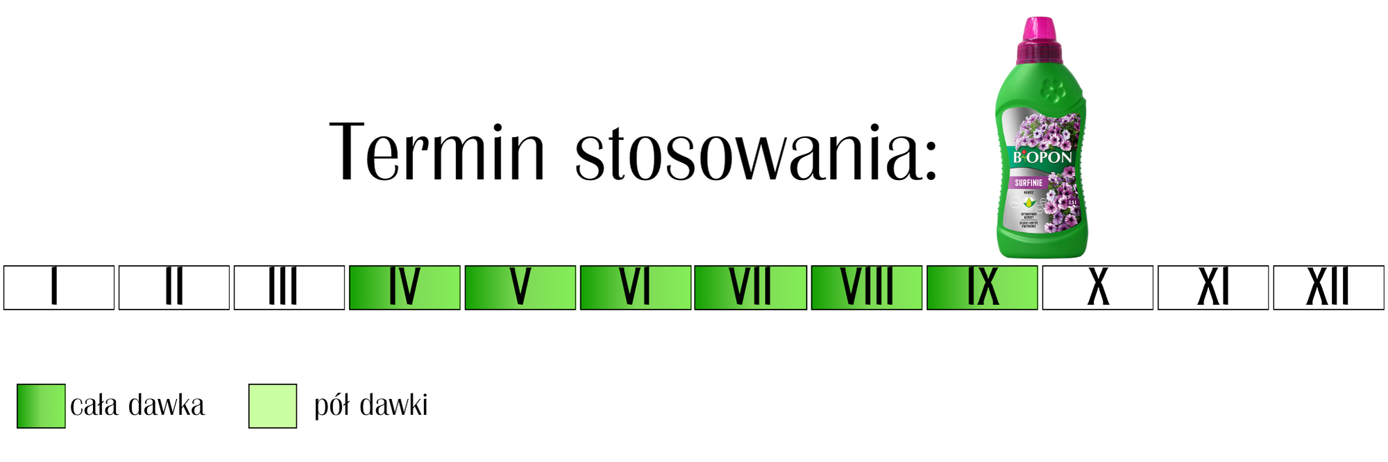 Nawóz do surfinii w płynie Biopon 1 l