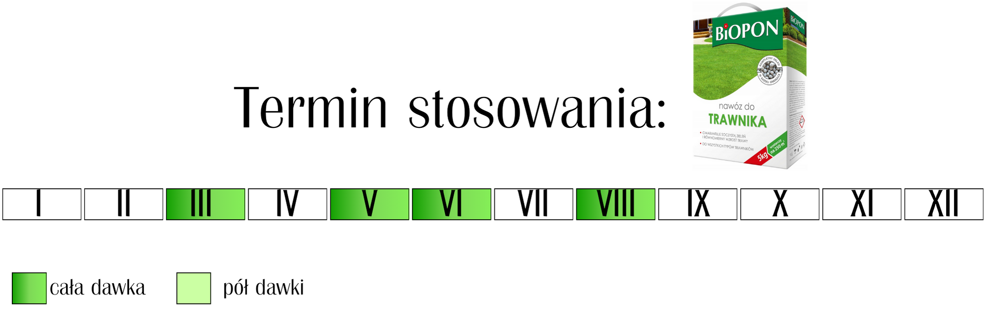 Nawóz do trawnika Biopon 5 kg