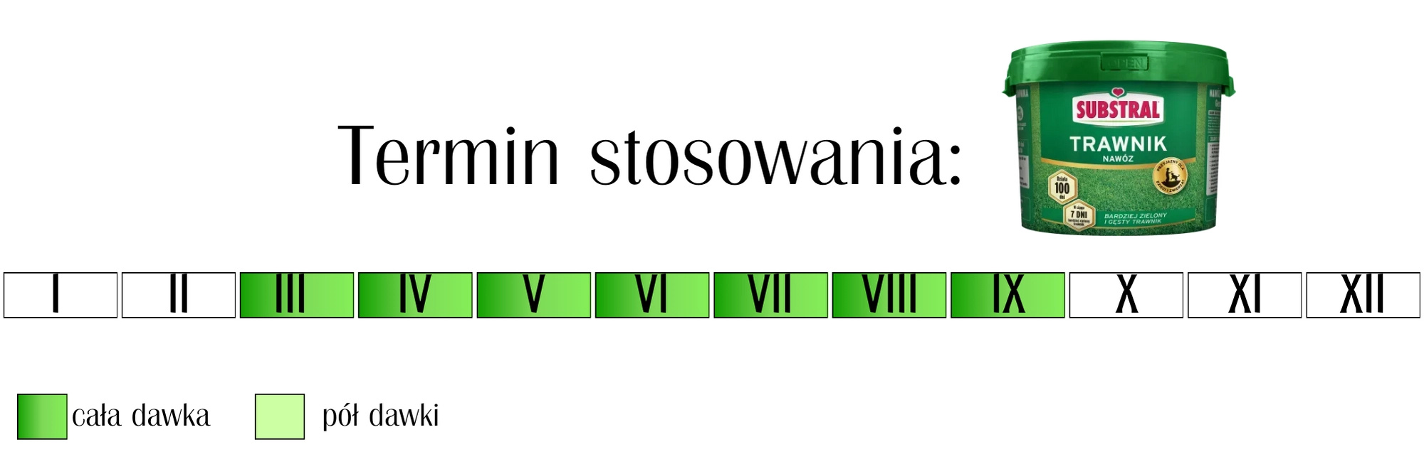 Nawóz do trawnika Substral 100 dni 4,5 kg
