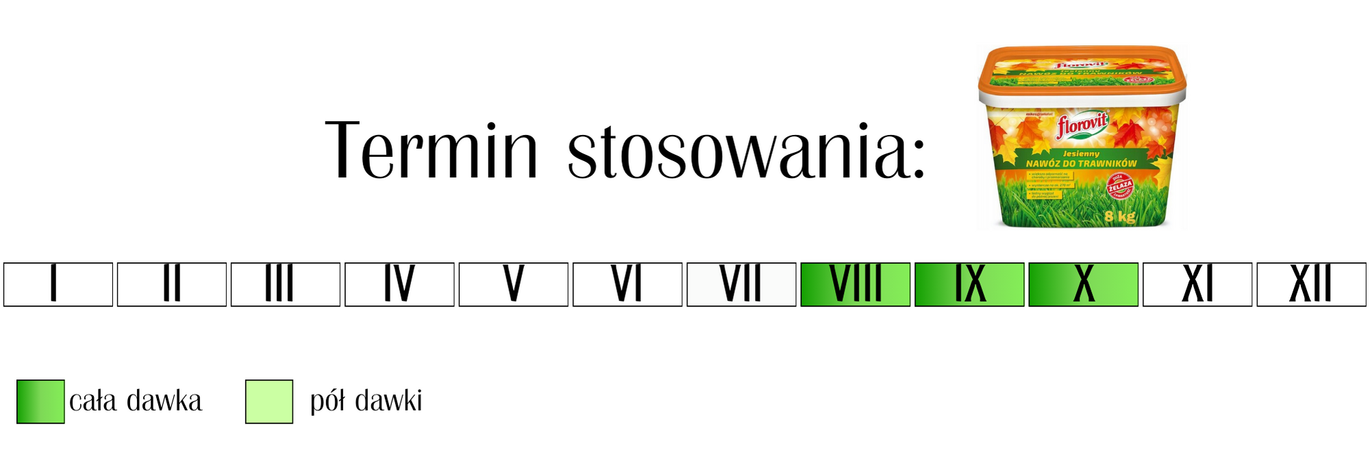 Nawóz do trawników jesienny Florovit 8 kg