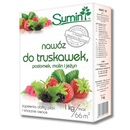 Nawóz do truskawek, poziomek, malin i jeżyn Sumin 1 kg