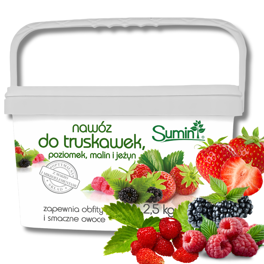 Nawóz do truskawek, poziomek, malin i jeżyn Sumin 2,5 kg