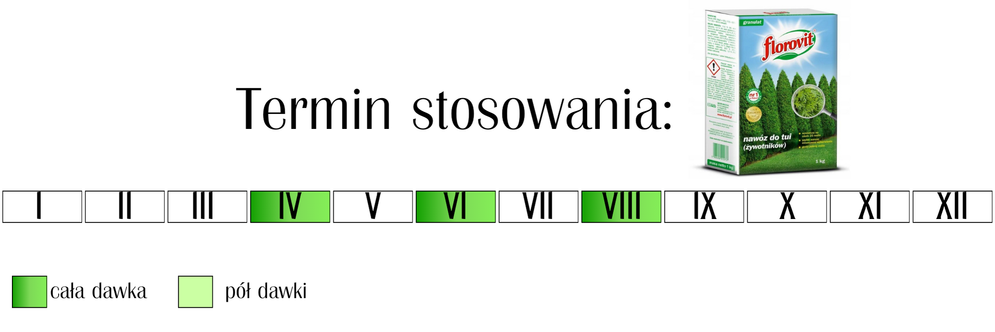 Nawóz do tui Florovit 1 kg