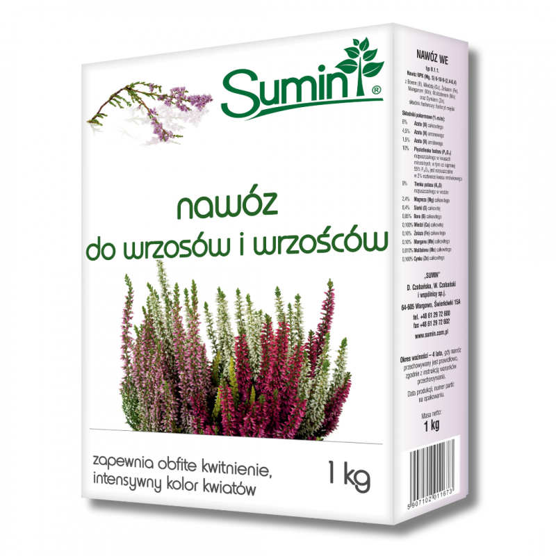 Nawóz do wrzosów i wrzośców Sumin 1 kg