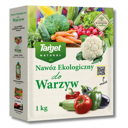 Nawóz granulowany ekologiczny do warzyw Target Natural 1 kg