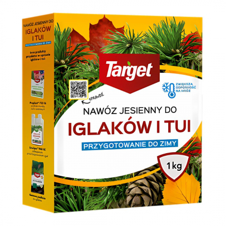 Nawóz granulowany jesienny do iglaków i tui Target 1 kg