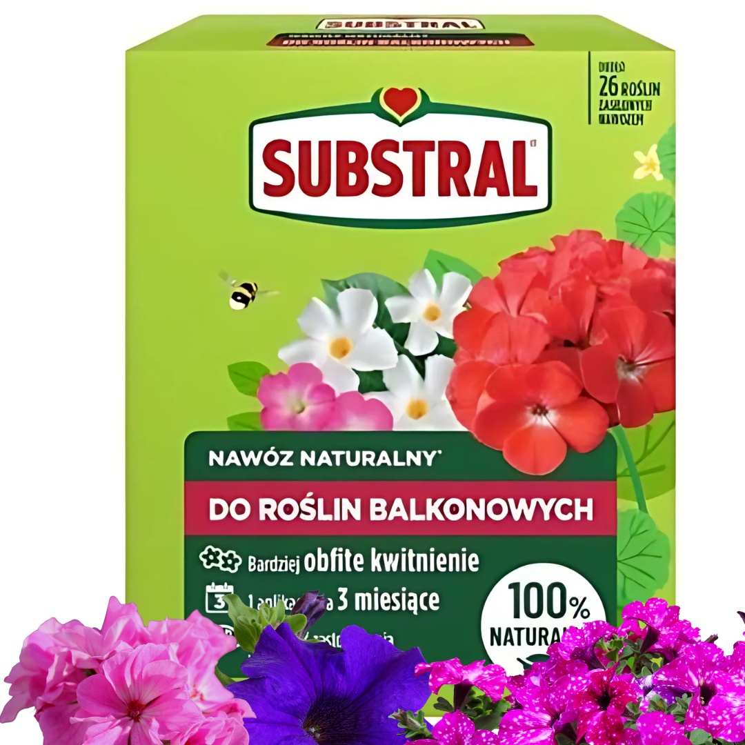 Nawóz naturalny do wszystkich kwitnących roślin balkonowych Substral 650 g