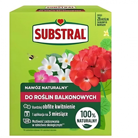 Nawóz naturalny do wszystkich kwitnących roślin balkonowych Substral 650 g