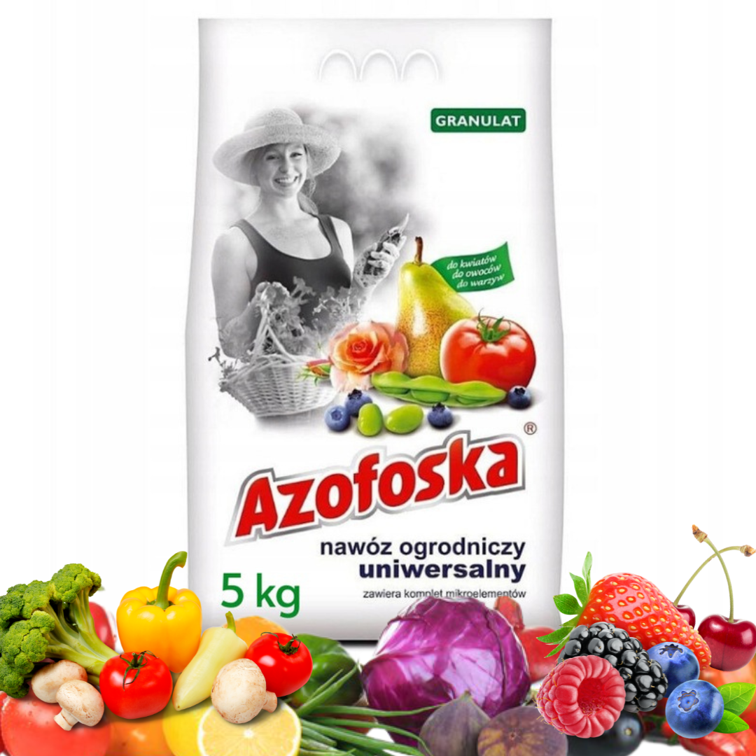 Nawóz ogrodniczy Azofoska granulat 5 kg