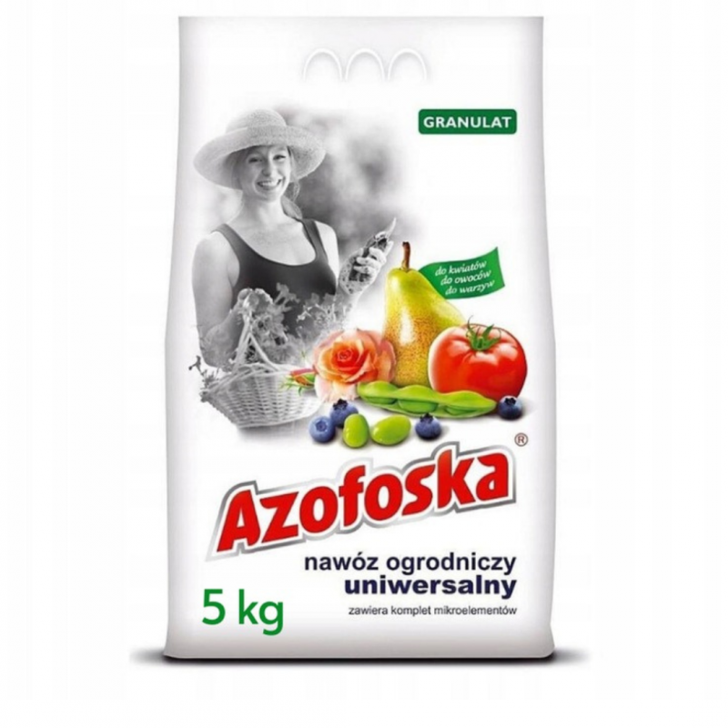 Nawóz ogrodniczy Azofoska granulat 5 kg